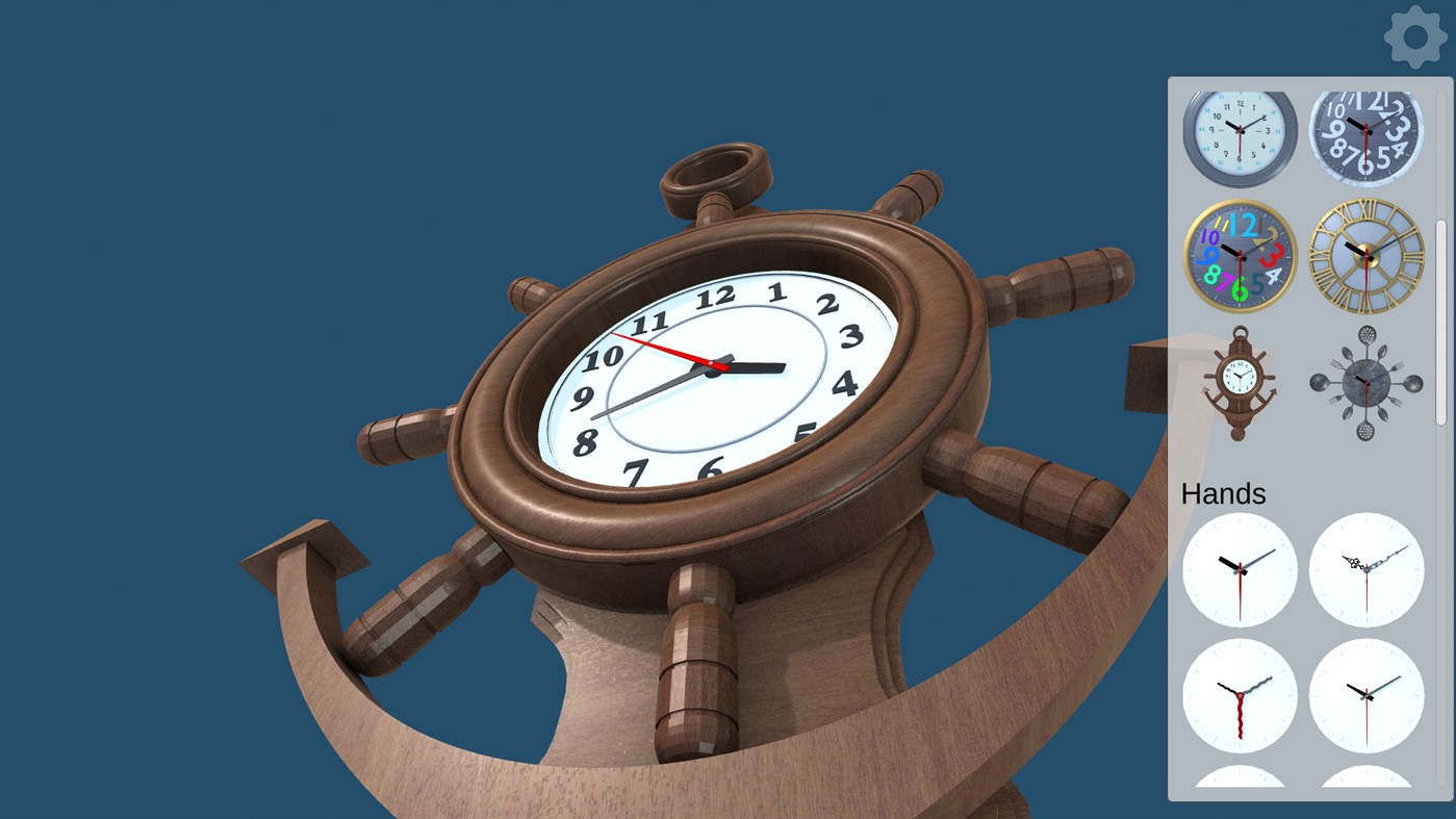 #8. 3D Clock+ (Windows) بواسطة: Learning Playground Apps