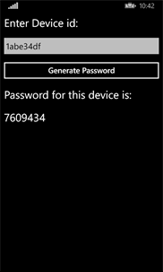 Tracker Password Generator screenshot 1