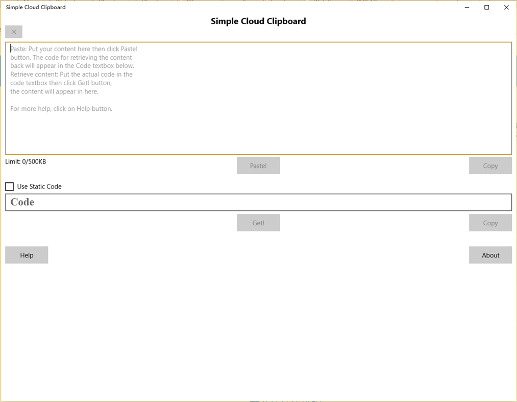 #2. Simple Cloud Clipboard (Windows) Av: dannyfst