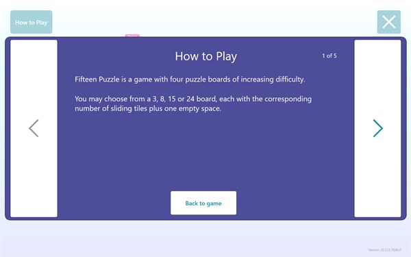 Fifteen Puzzle Game — 2
