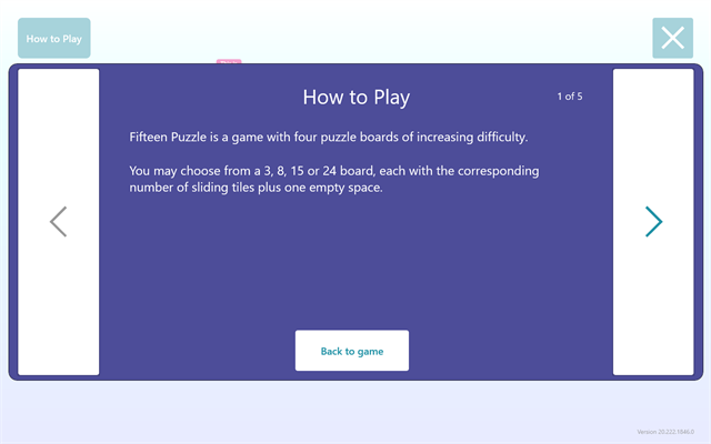 Fifteen Puzzle Game screenshot 2
