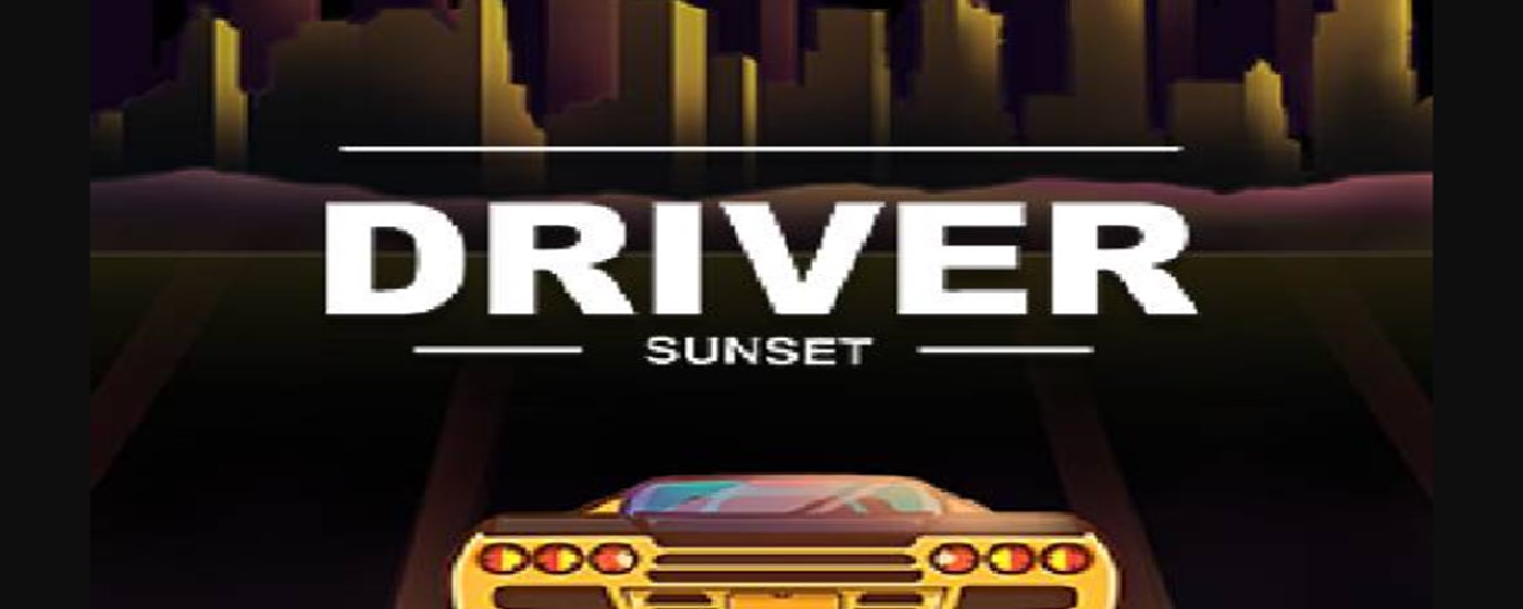 Sunset Driver Game marquee promo image