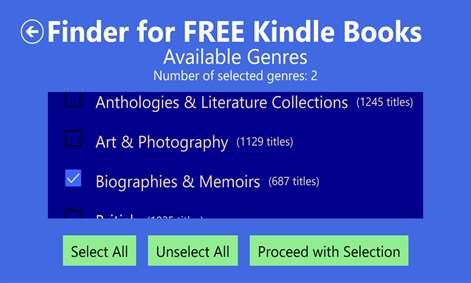 Finder for FREE Kindle Books Screenshots 2
