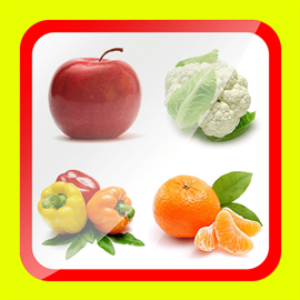 Learn Fruits & Vegetables for Kids Free