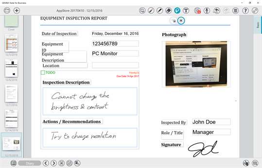 GEMBA Note for Business Ver.3 screenshot 4