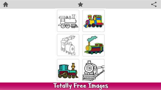 Trains Color By Number - Vehicles Coloring Book screenshot 5