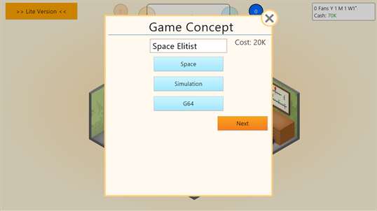 Game Dev Tycoon Lite screenshot 1