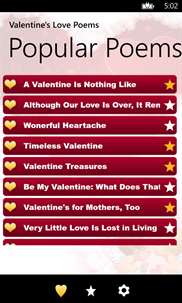 Valentine's Love Poems screenshot 3
