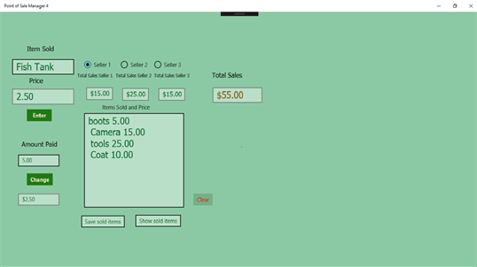 Point of Sale Manager 4 screenshot 1