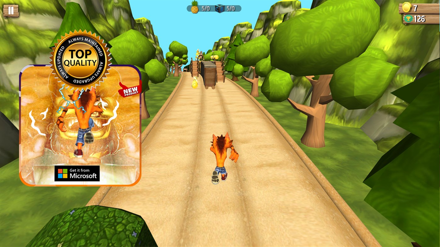 #1. Crash The Fox Bandi (Windows) 由: SmartBrainLAb