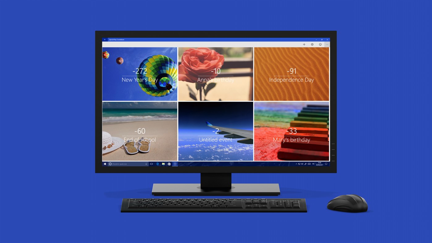 #1. Special Day Countdown (Windows) 由: G.d.Dev.