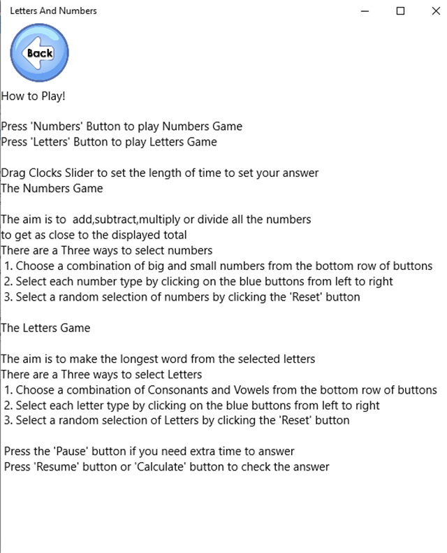 Letters And Numbers screenshot 2