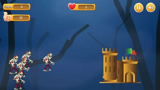 Defend Castle - defend castle from zombie screenshot 2