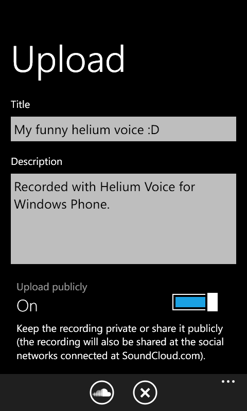Captura 3 Helium Voice Free windows
