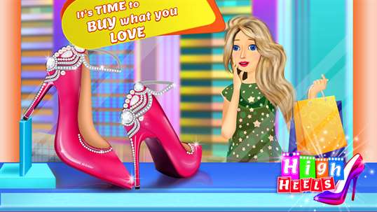 High Heels Shoe Designer Shop - Making and Repairing Game for Girls screenshot 1