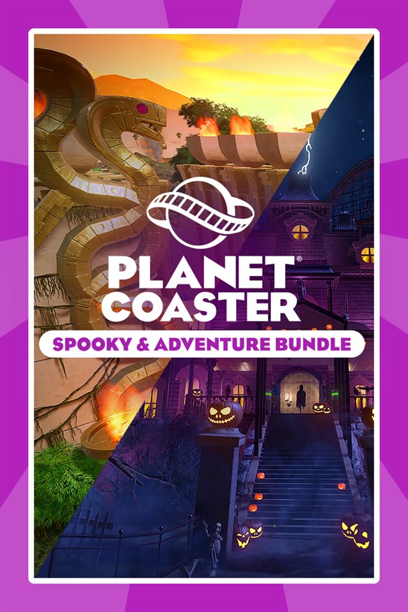 Planet Coaster: Spooky & Adventure Bundle Xbox Series X|S and Xbox One cover art
