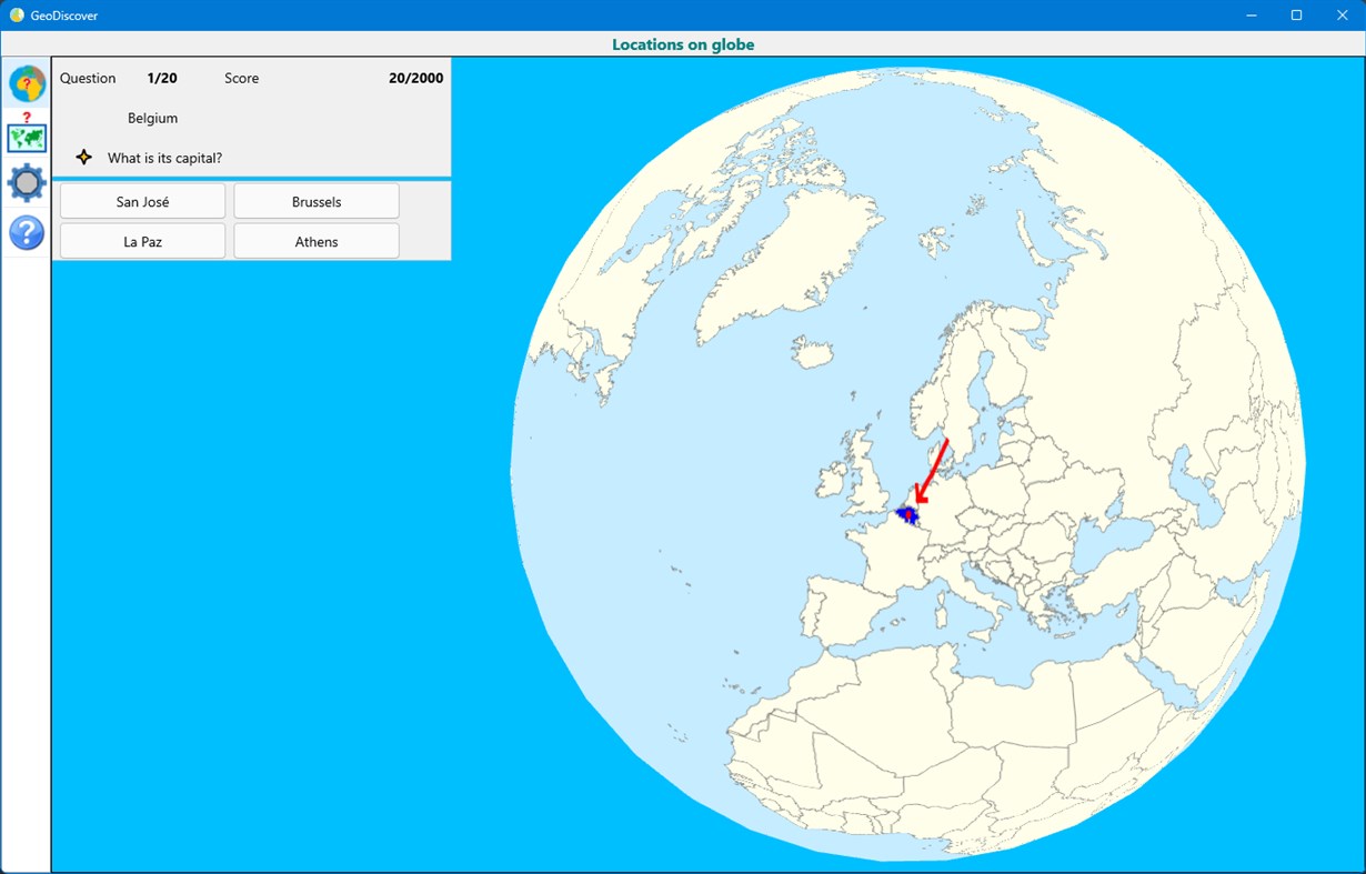 #2. GeoDiscover (Windows) By: Huybrechts Apps