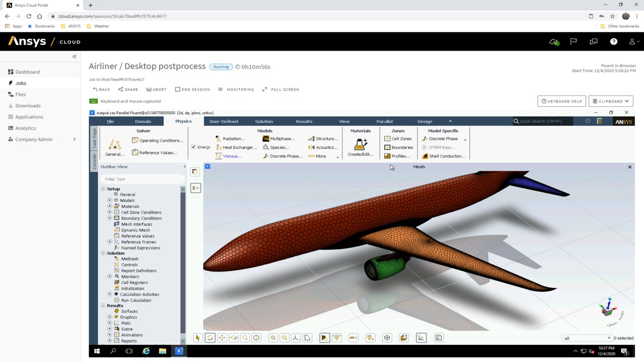 Snapshot 8 of Ansys Cloud - Contact Me