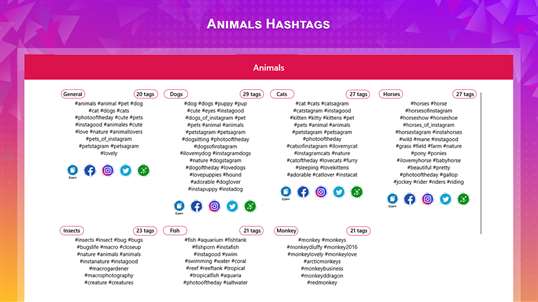 Hashtags for Social Media screenshot 3