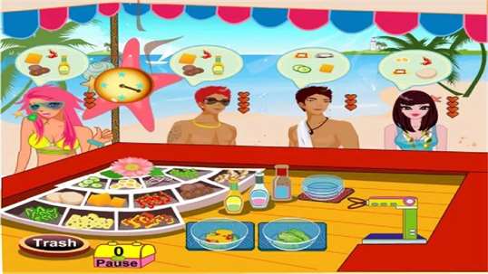 Beach Salad Shop - Cooking Games screenshot 5