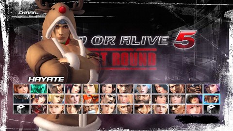 DEAD OR ALIVE 5 Last Round: костюм Хаятэ на Рождество