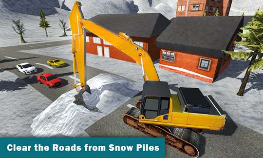 Snow Excavator Simulator 2016: Real Excavation 3D screenshot 5