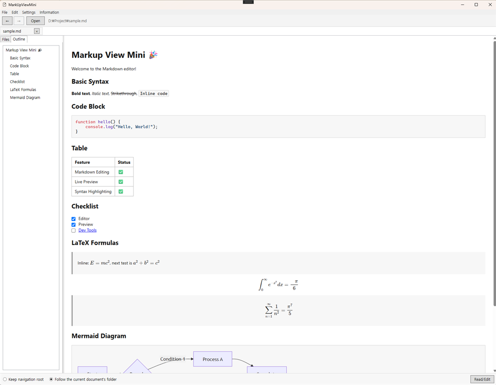 #1. MarkUpViewMini (Windows) Av: minidice