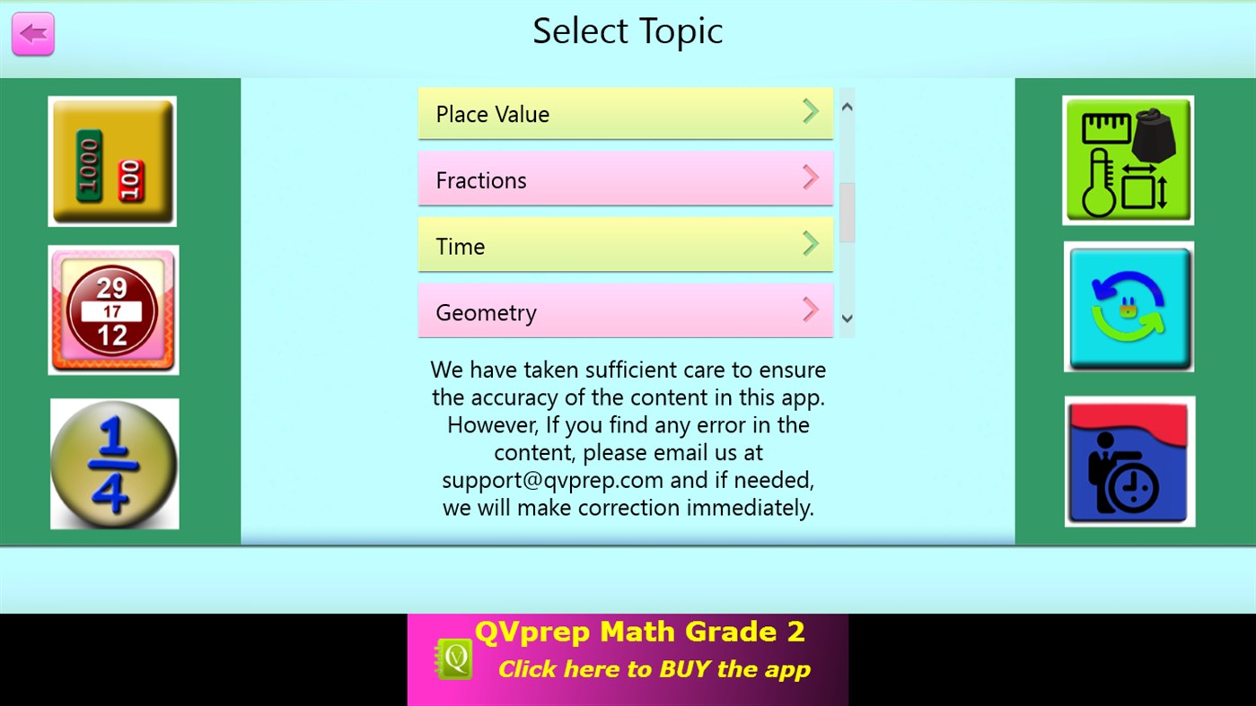 #2. QVprep Lite Learn Math Grade 2 (Windows) 게시자: PJP Consulting LLC