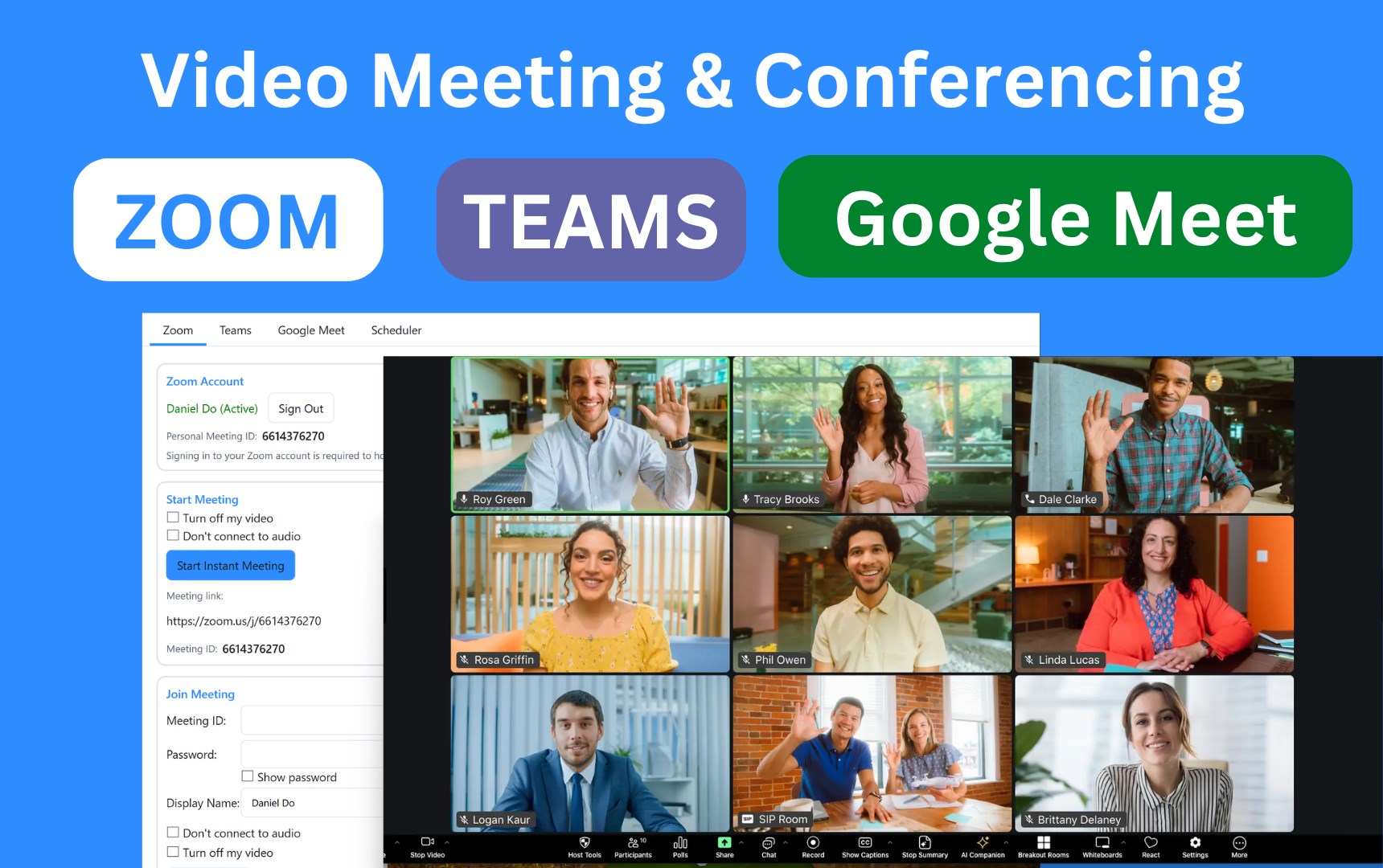 Video Meetings for Zoom - Teams and GMeet screenshot