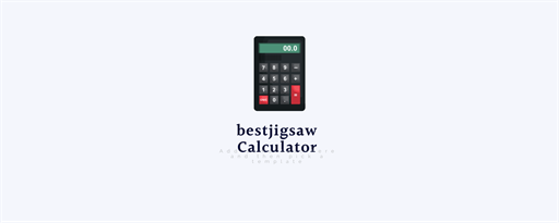 bestjigsaw Calculator marquee promo image