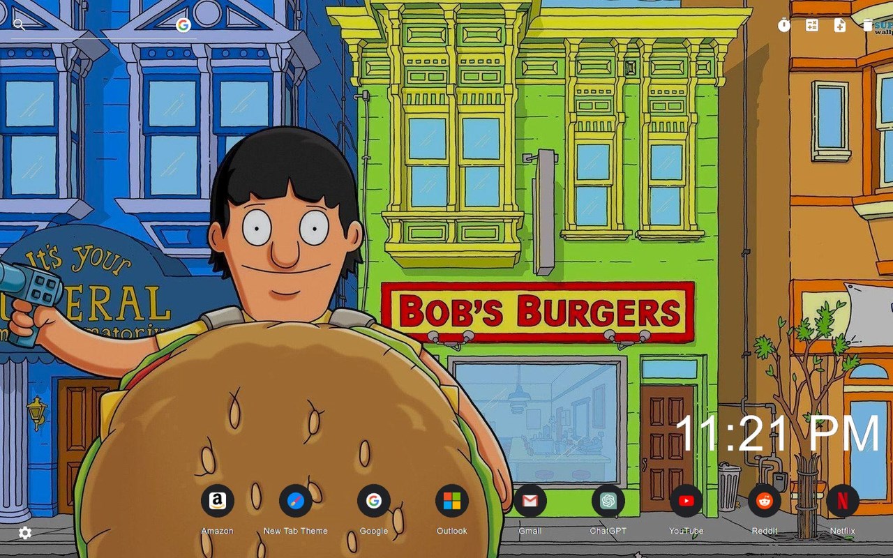 Bob's Burgers Wallpaper New Tab