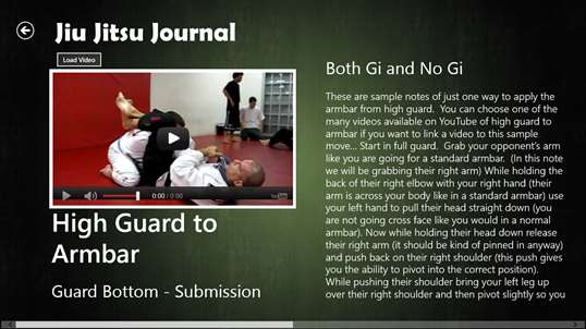 Jiu Jitsu Journal screenshot 1