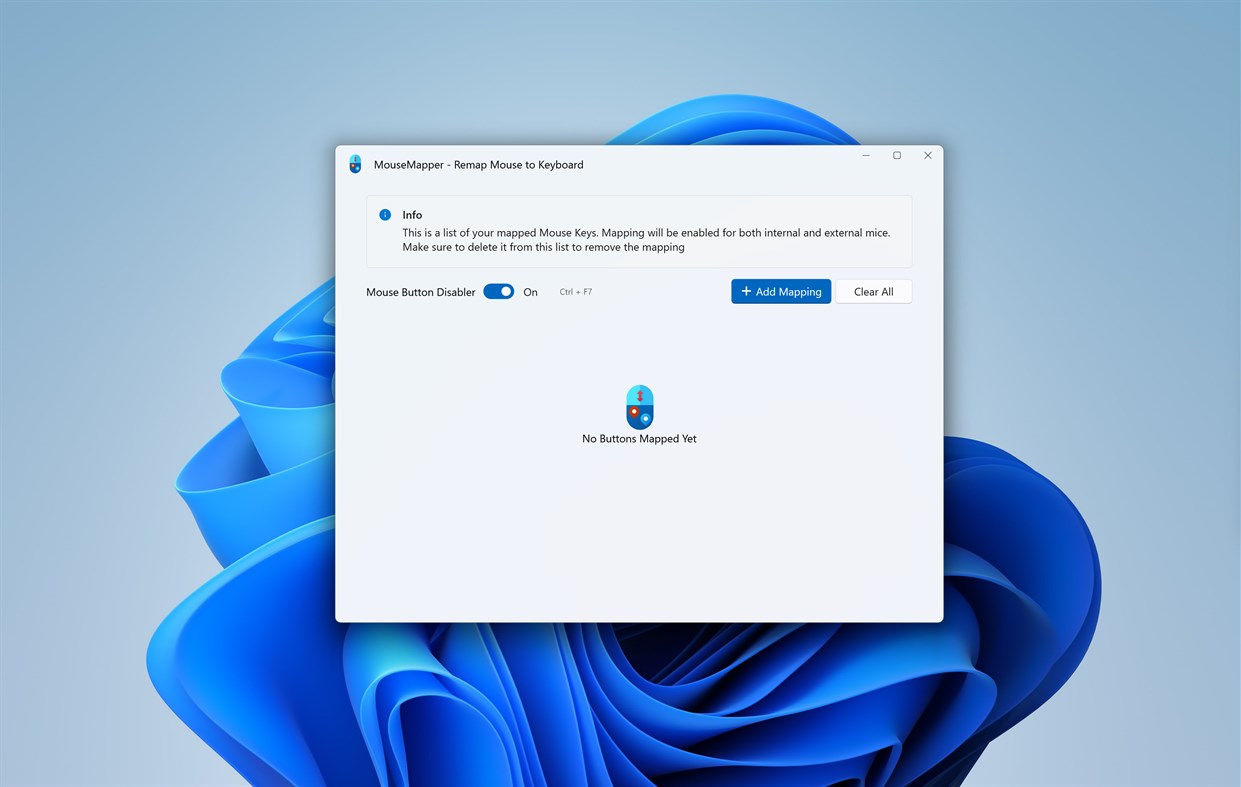 #3. MouseMapper - Remap Mouse to Keyboard (Windows) 由: Evlar