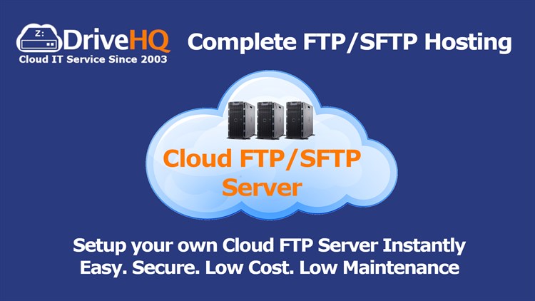 DriveHQ Cloud FTP Server - PC - (Windows)