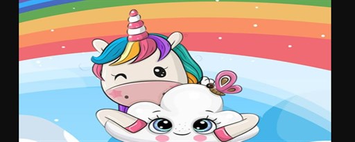 Cute Unicorn Jigsaw Game marquee promo image