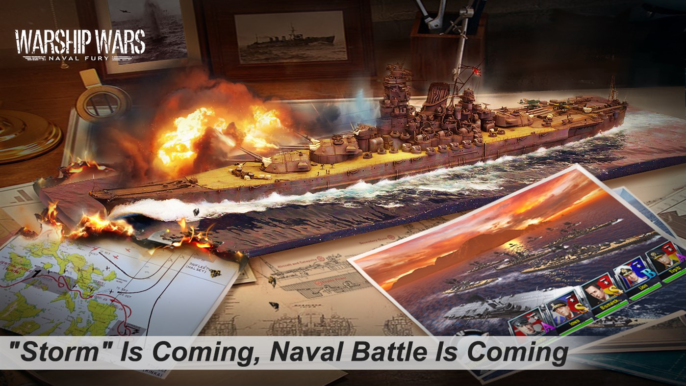 #4. Warship Wars: Naval Fury (Windows) Podle: MIRACLE GAMES INC.