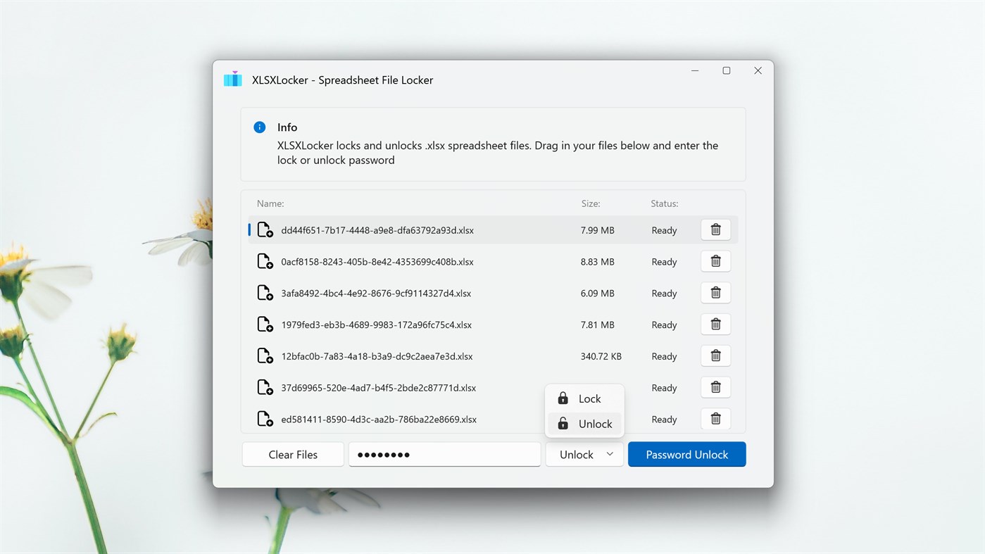 #2. XLSXLocker - Spreadsheet File Locker Unlocker (Windows) 由: Evlar