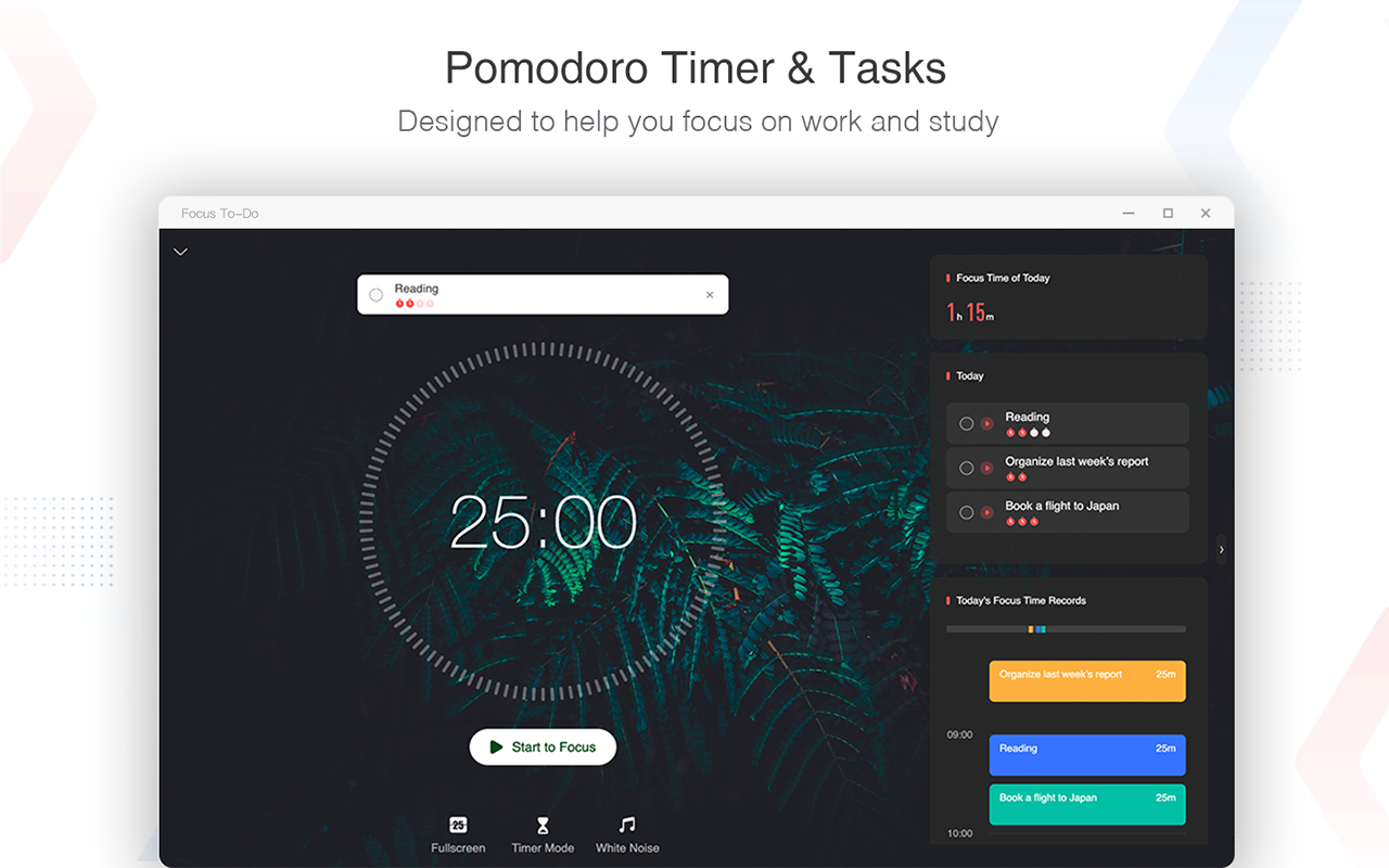 Focus To-Do: Pomodoro Timer & To Do List