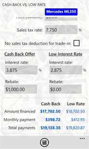 Auto Loan Calcs Pro screenshot 7