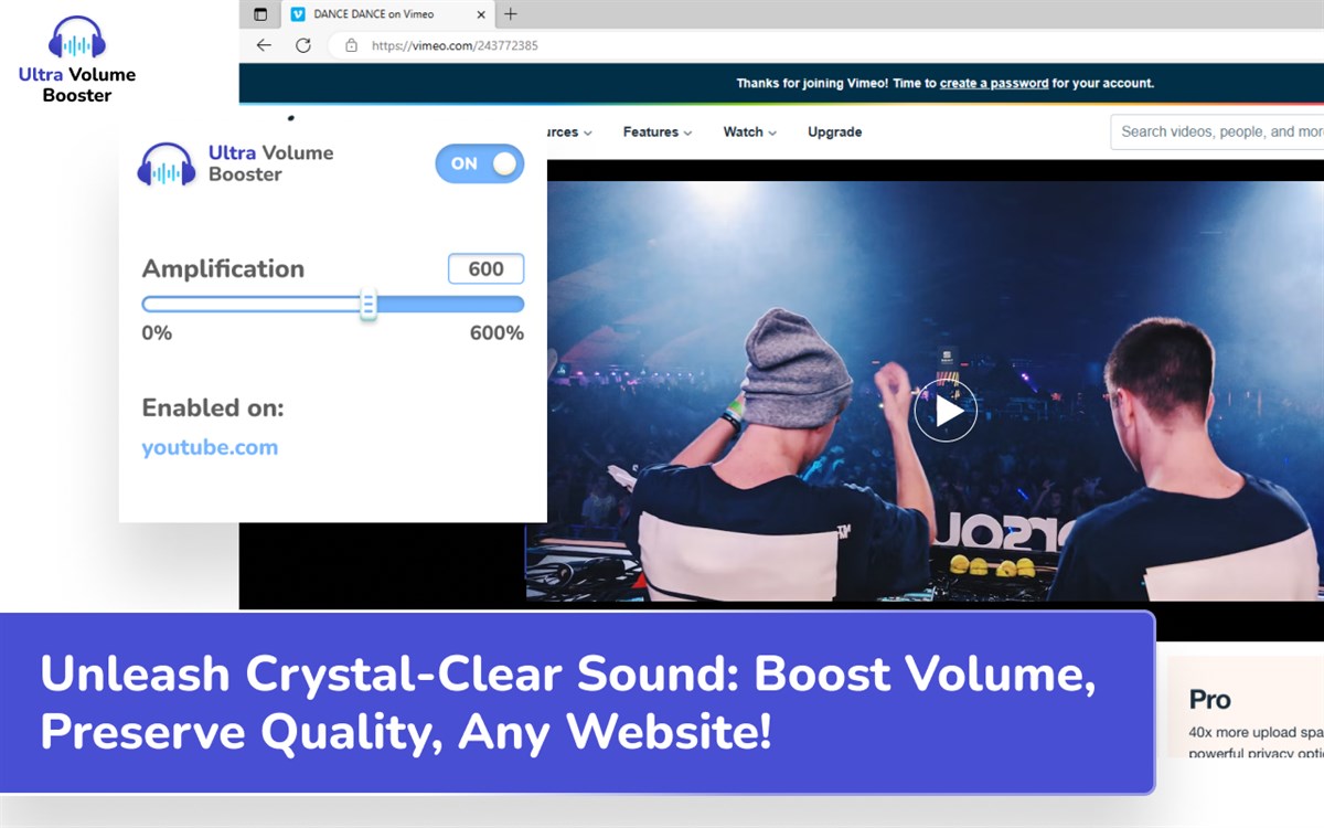 Volume Booster: Crystal-Clear Audio on Any Site