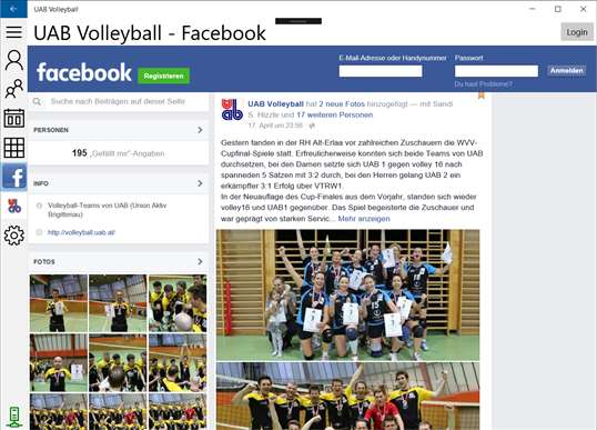 UAB Volleyball App screenshot 4