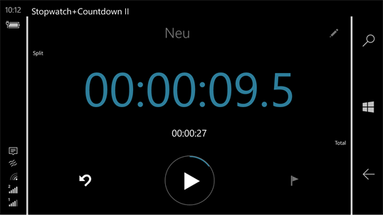 Stopwatch+Countdown screenshot 1