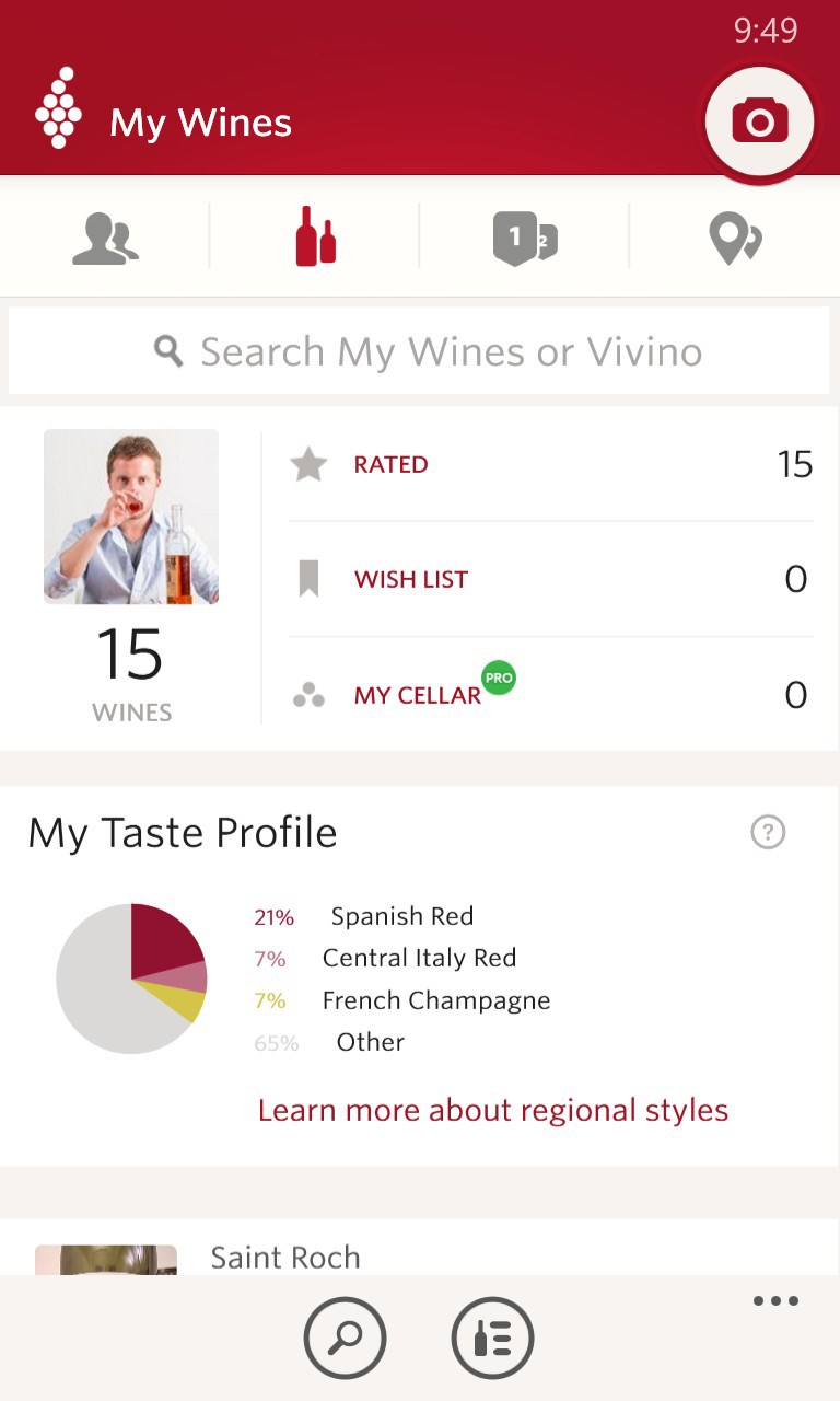Vivino Wine Scanner for Windows 10 Mobile