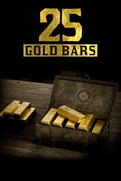 25 Goldbarren