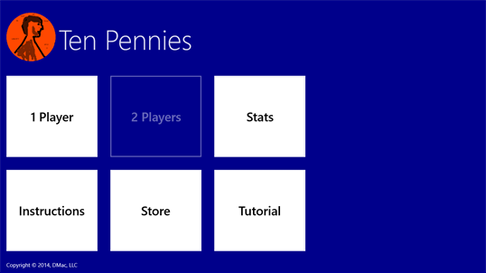 Ten Pennies Card Game screenshot 1
