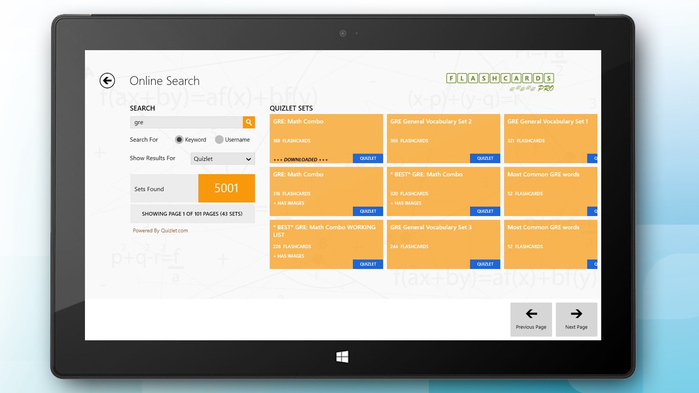 Flashcards Pro for Windows 10