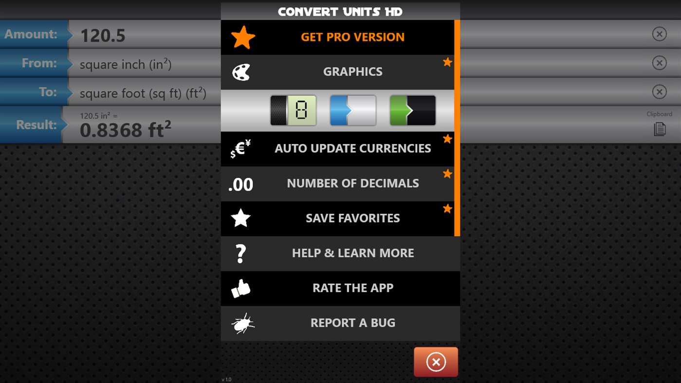 #4. Convert Units HD (Windows) Podle: Bernardo Zamora