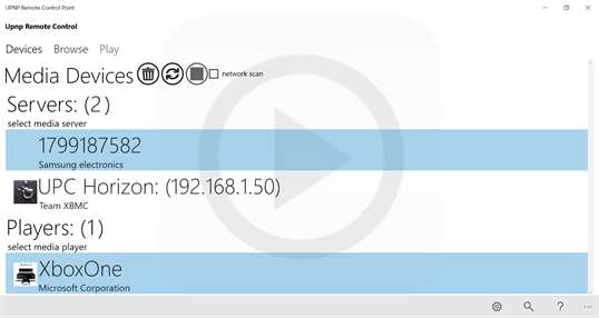 UPnP Remote Control screenshot 1