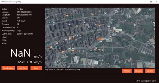 GPS Geolocation for GMap screenshot 1