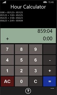 Hour Calculator screenshot 2